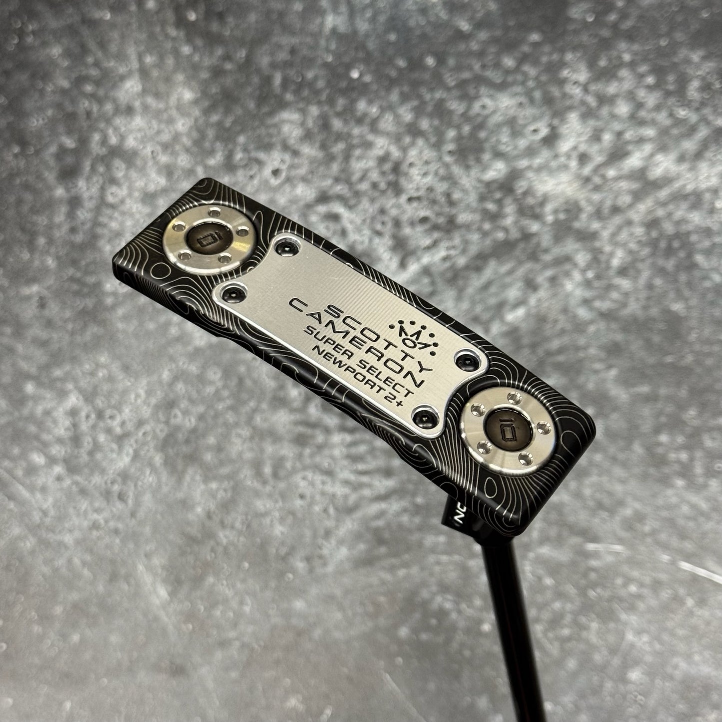 Scotty Cameron Super Select Newport 2+ (Black PVD) Contour Print