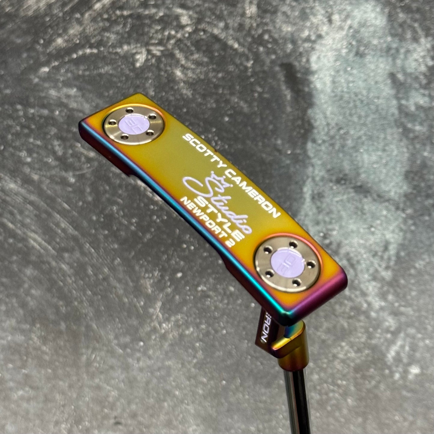 Scotty Cameron Studio Style Newport 2 (Crazy Rainbow PVD)
