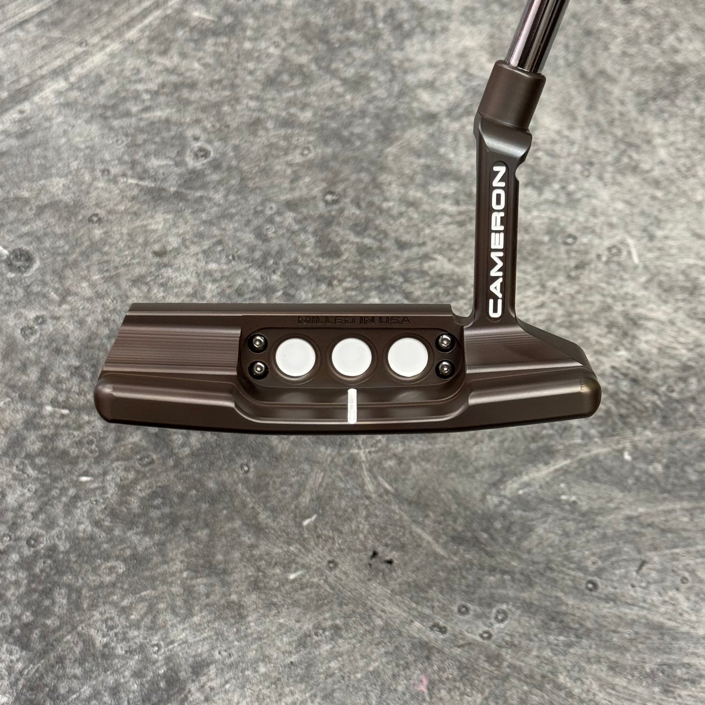 Left Handed Scotty Cameron Studio Style Newport 2 Rustic Torched