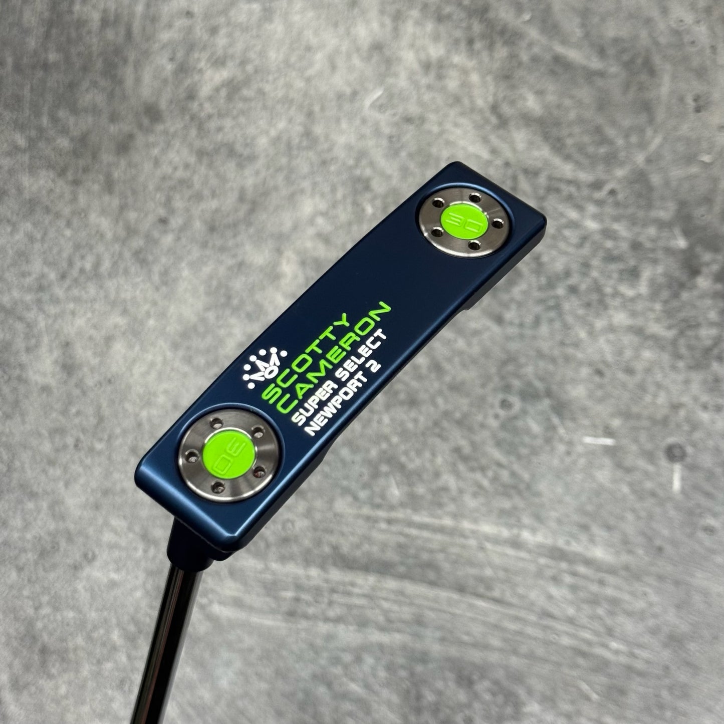 Left Handed Scotty Cameron Super Select Newport 2 (Blue PVD)
