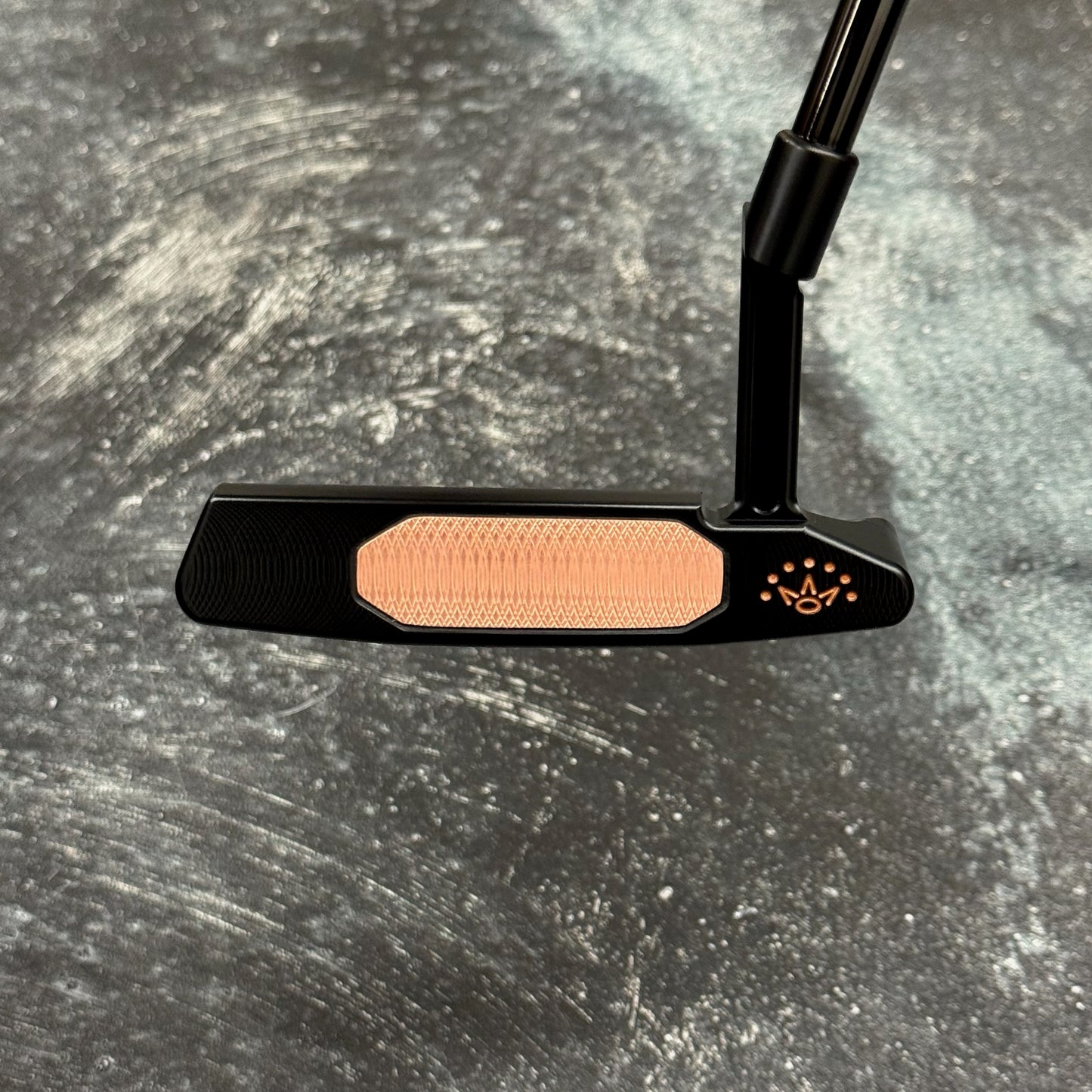 Scotty Cameron Studio Style Newport 2+ Copper Face Insert (Black PVD)