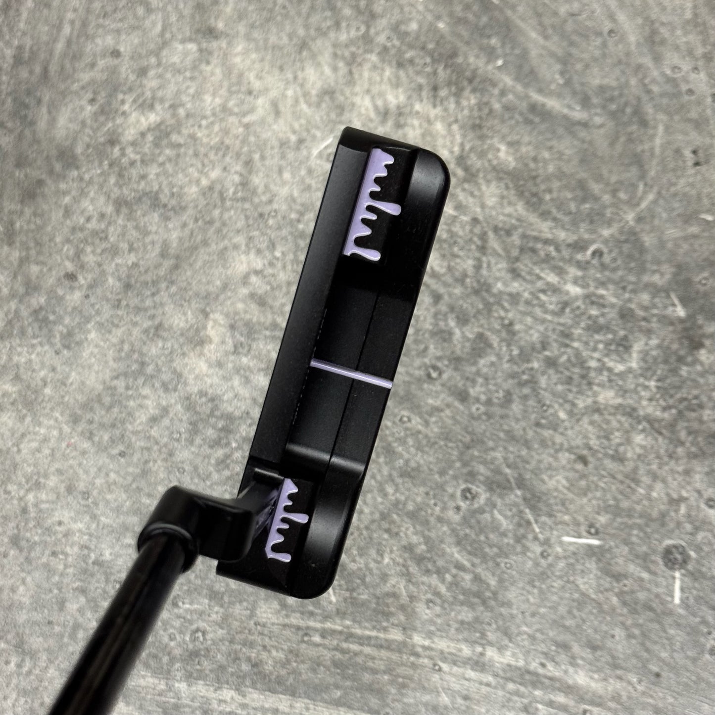 Scotty Cameron Super Select Newport (Black PVD) Purple Drip Print