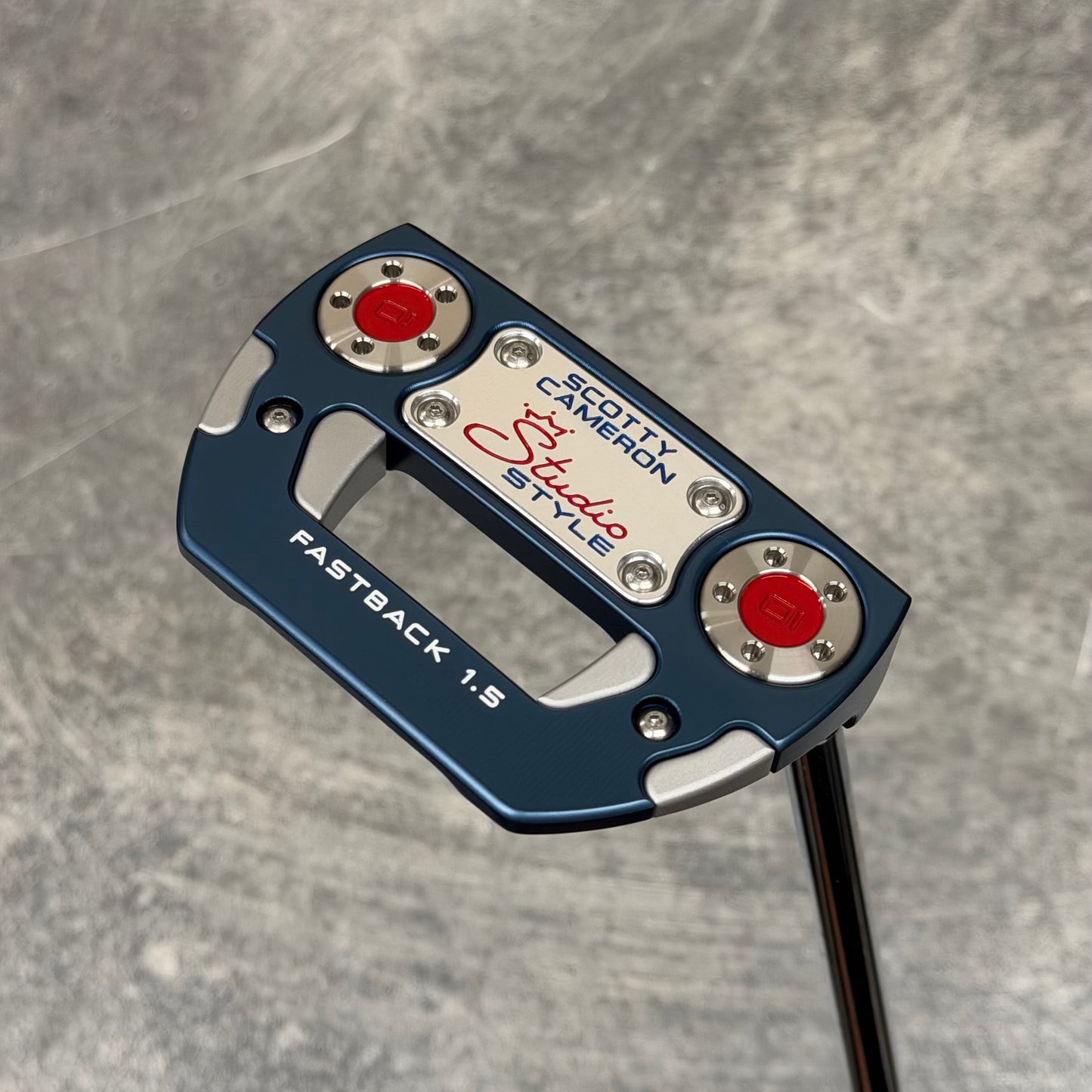 Scotty Cameron Studio Style Fastback 1.5 USA Theme (Blue PVD)