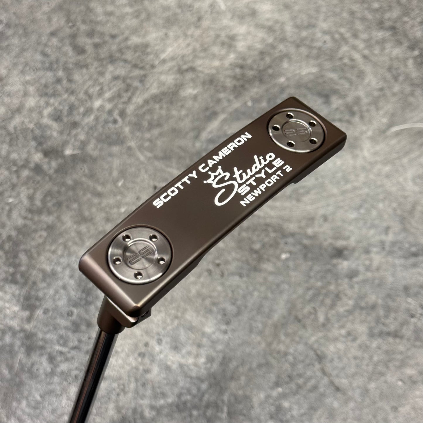 Left Handed Scotty Cameron Studio Style Newport 2 Rustic Torched