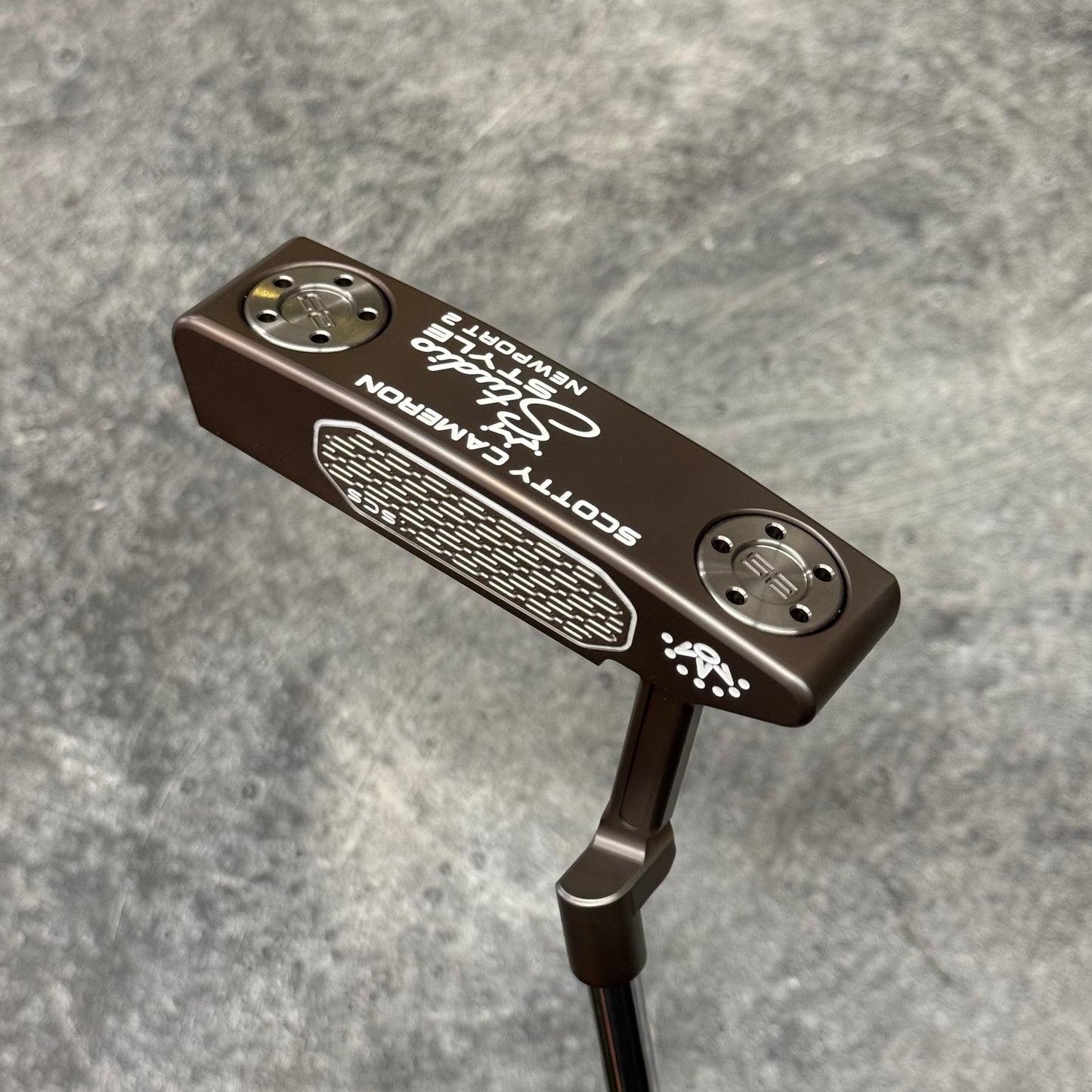 Left Handed Scotty Cameron Studio Style Newport 2 Rustic Torched