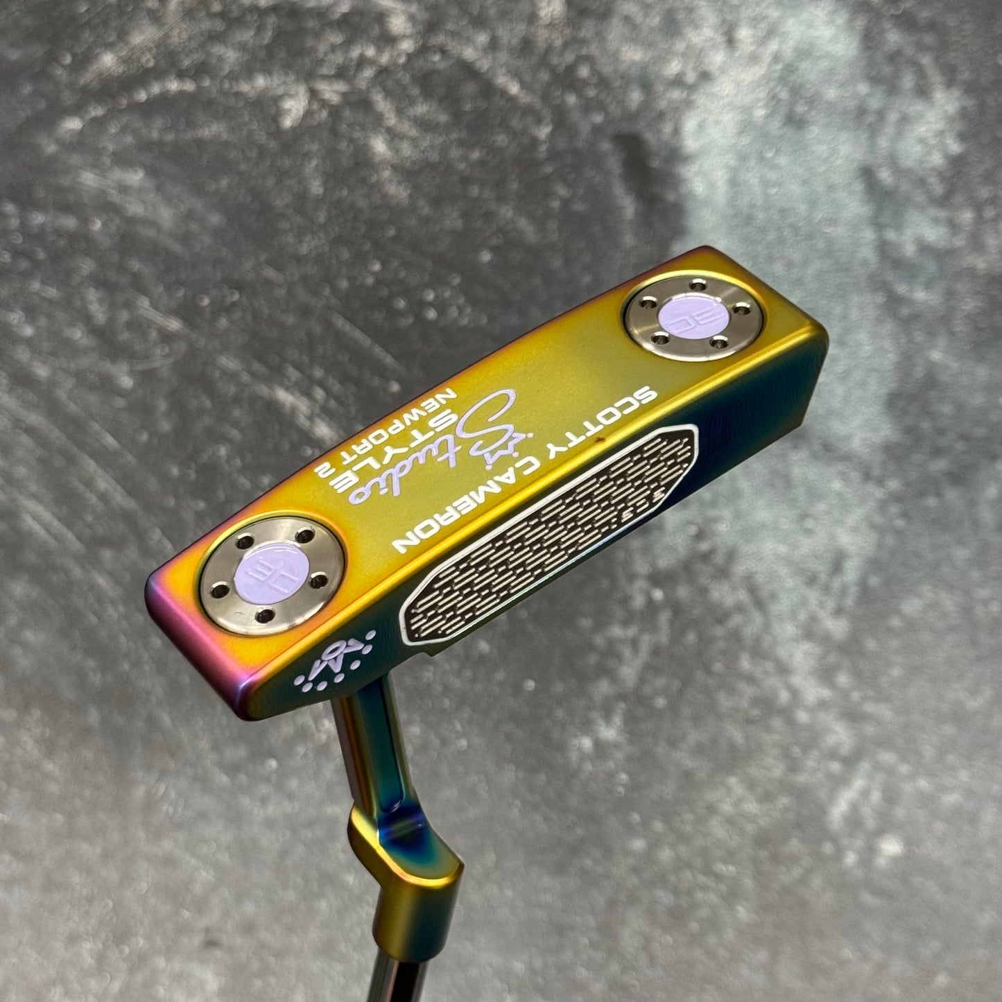Scotty Cameron Studio Style Newport 2 (Crazy Rainbow PVD)