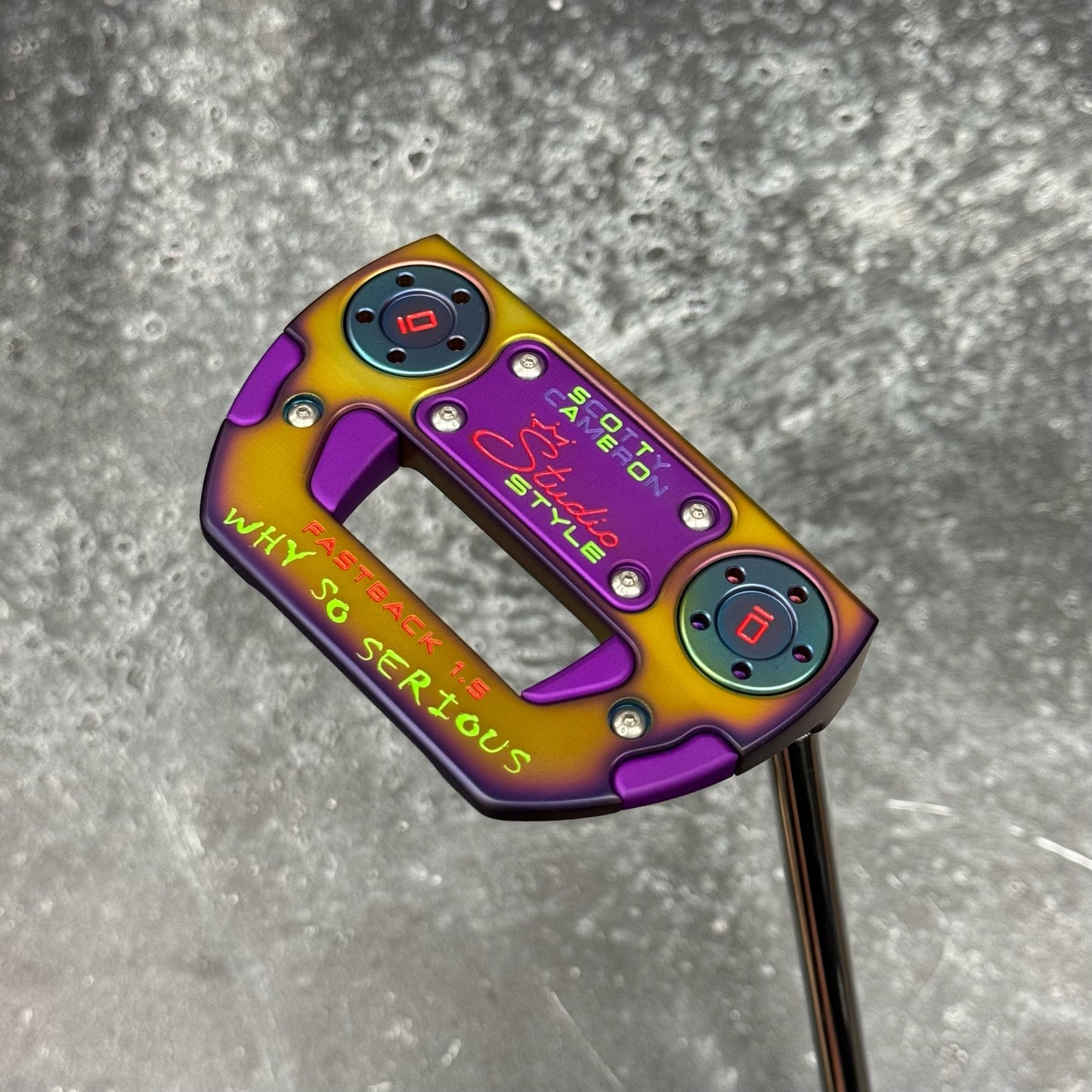 Scotty Cameron Studio Style Fastback 1.5 (“Why So Serious?” Theme)
