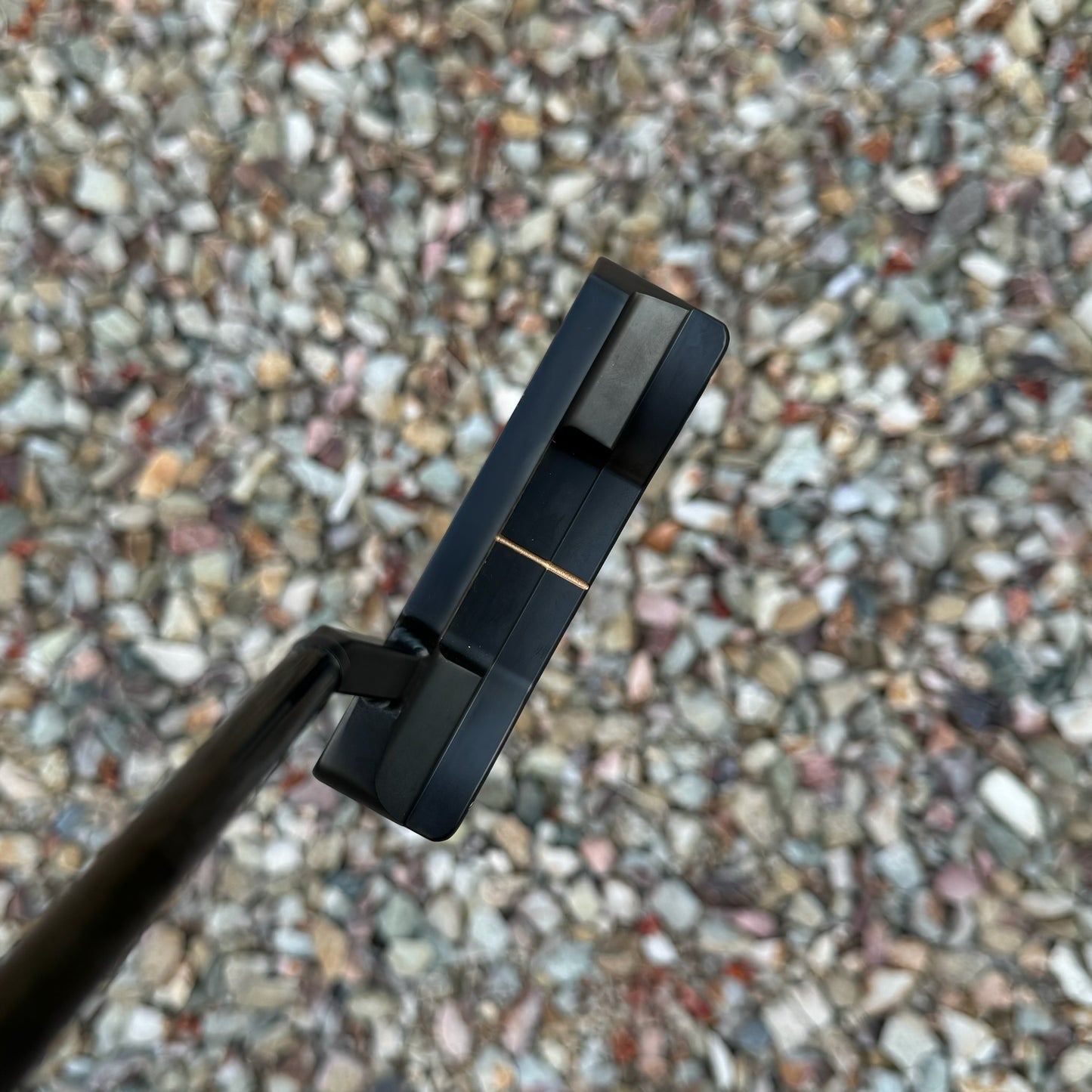 Silverstone Short Slant Neck Gold Filigree