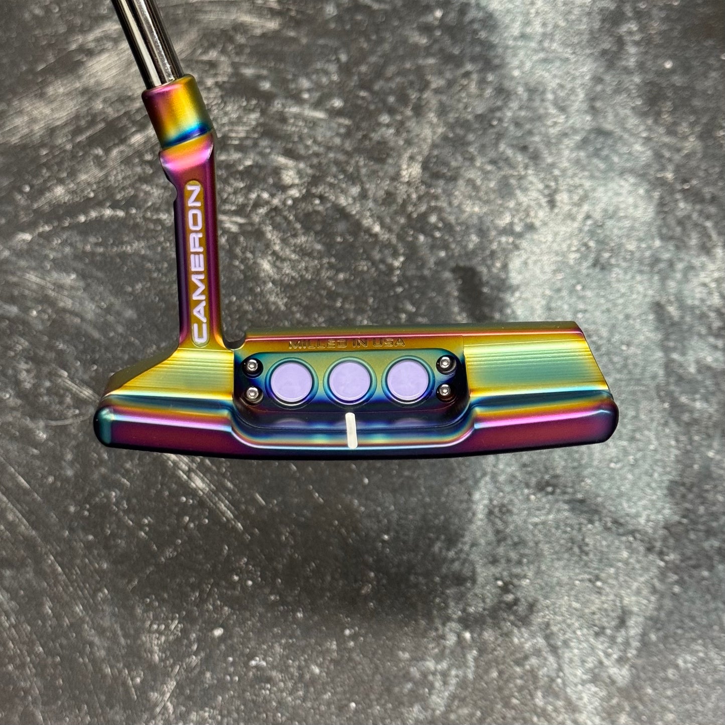 Scotty Cameron Studio Style Newport 2 (Crazy Rainbow PVD)