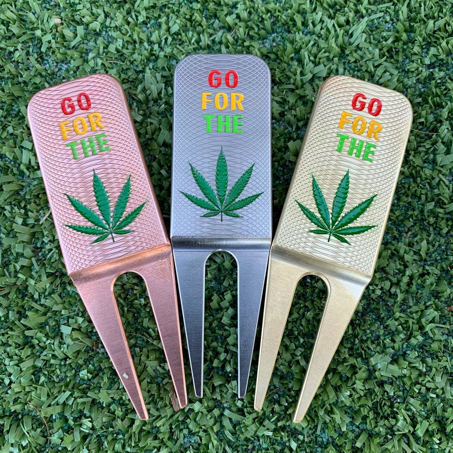 Go For The Green Themed Divot Tool