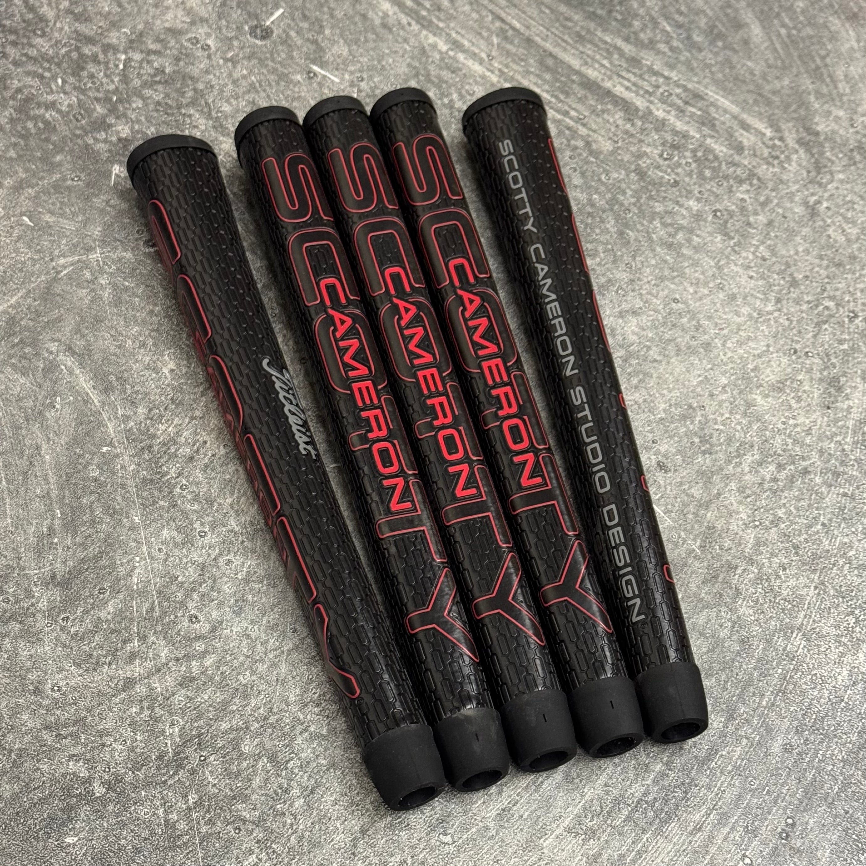 Scotty Cameron Matador Mid-Sized Grip (Black/Red) – Embrace Putters