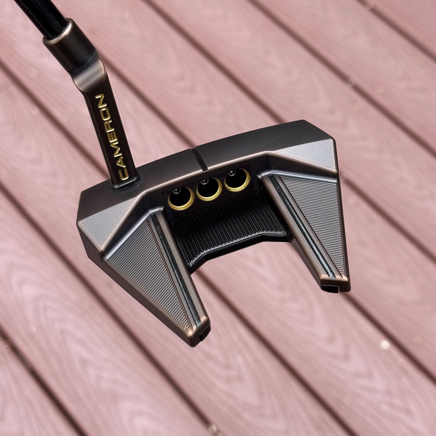 Scotty Cameron Phantom 7.2 Brass Face Insert (Antique Bronze PVD)