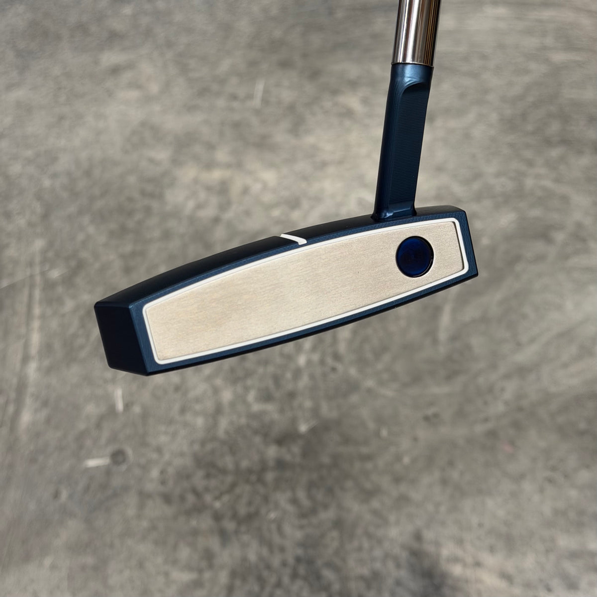 Scotty Cameron Phantom 5.5 Smooth Stainless Tour Dot Face Insert (Blue PVD)