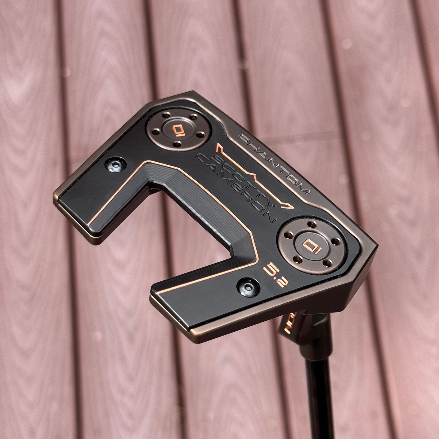 Scotty Cameron Phantom 5.2 Tellurium Copper Face Insert (Antique Bronze PVD)