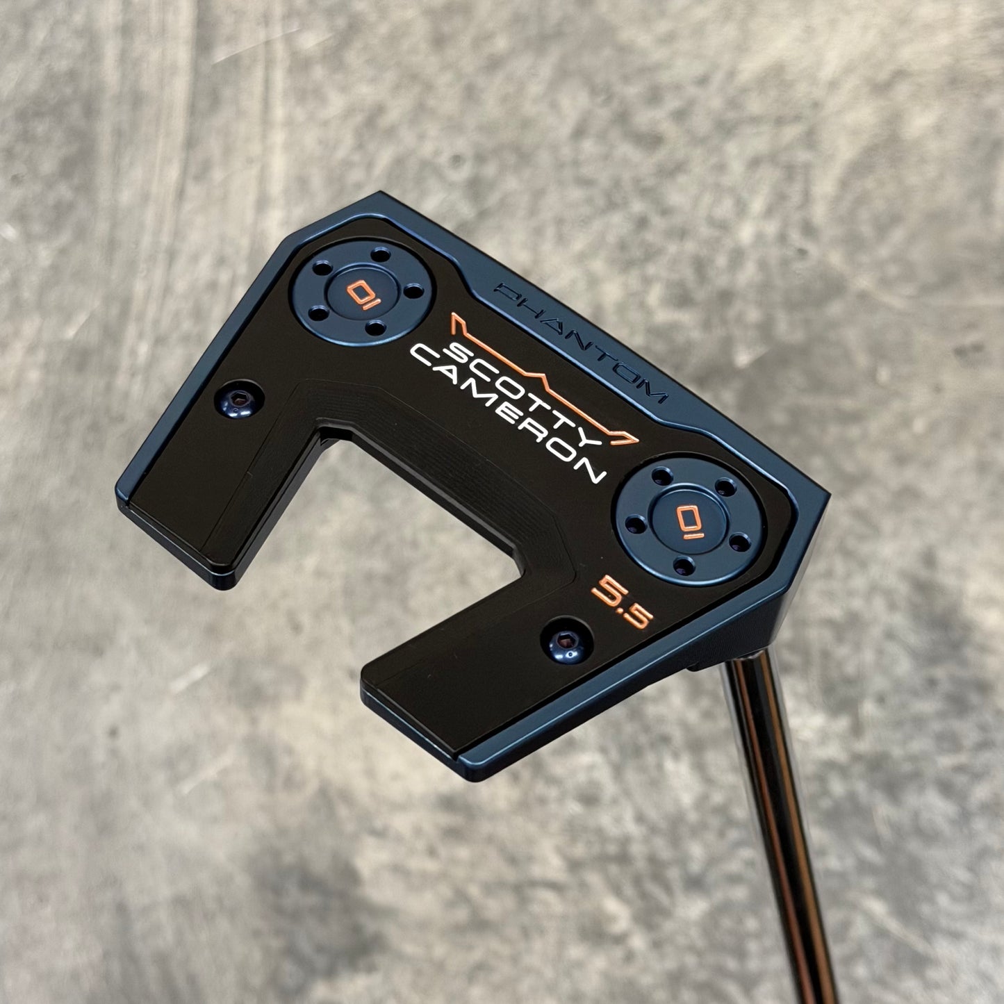 Scotty Cameron Phantom 5.5 Tellurium Copper Face Insert (Blue PVD)