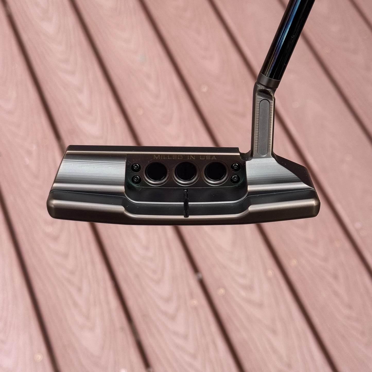 Left Handed Scotty Cameron Studio Style Newport 2.5+ Tellurium Copper Face Insert (Antique Bronze PVD)