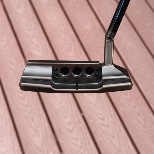 Left Handed Scotty Cameron Studio Style Newport 2.5+ Tellurium Copper Face Insert (Antique Bronze PVD)