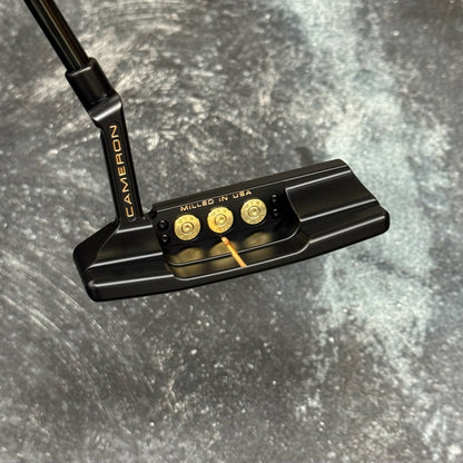 Scotty Cameron Studio Style Newport 2+ Bulletback Brass Face Insert (Black PVD)