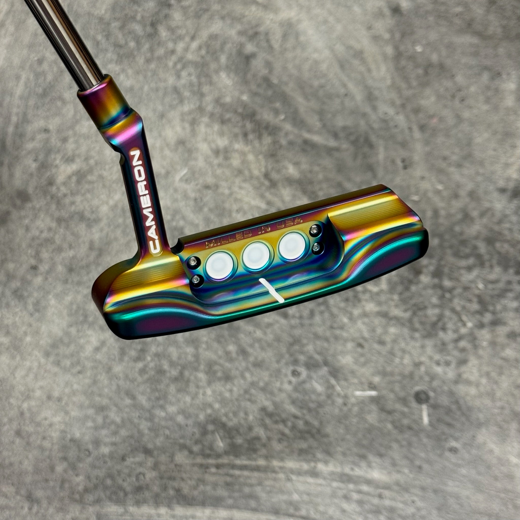 Scotty Cameron Studio Style Newport (Crazy Rainbow PVD) – Embrace