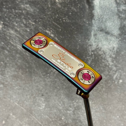 Scotty Cameron Studio Style Newport 2+ Copper Face Insert (Crazy Rainbow PVD)