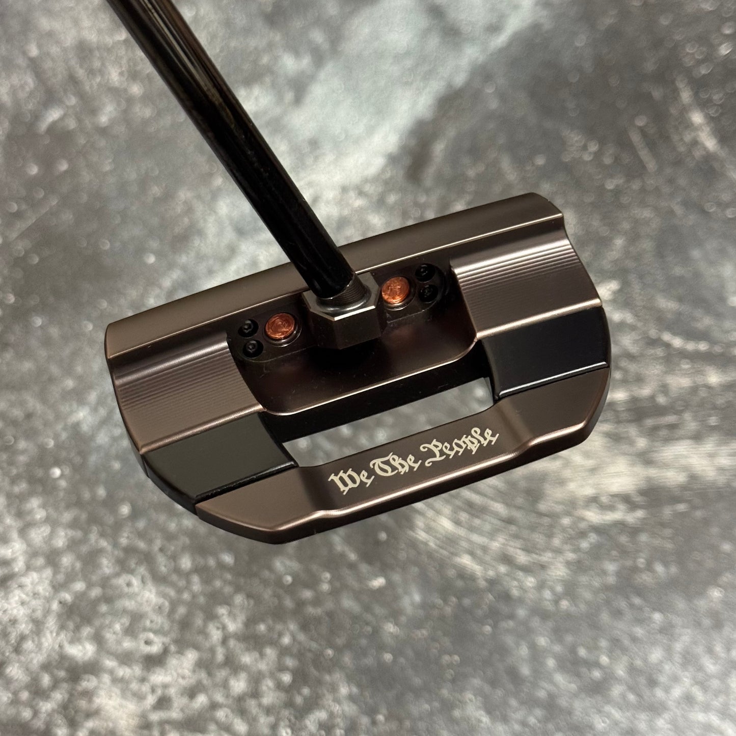 Scotty Cameron Studio Style Fastback OC “We The People” Tellurium Copper Face Insert (Antique Bronze PVD)