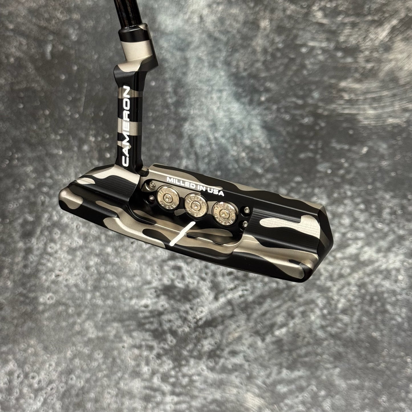 Scotty Cameron Studio Style Newport 2 (Black Camo and Bulletback Conversion)