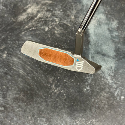 Monaco Short Slant Neck Elephant Print