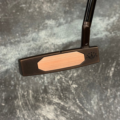 Scotty Cameron Studio Style Fastback 1.5 Tellurium Copper Face Insert (Antique Bronze PVD)