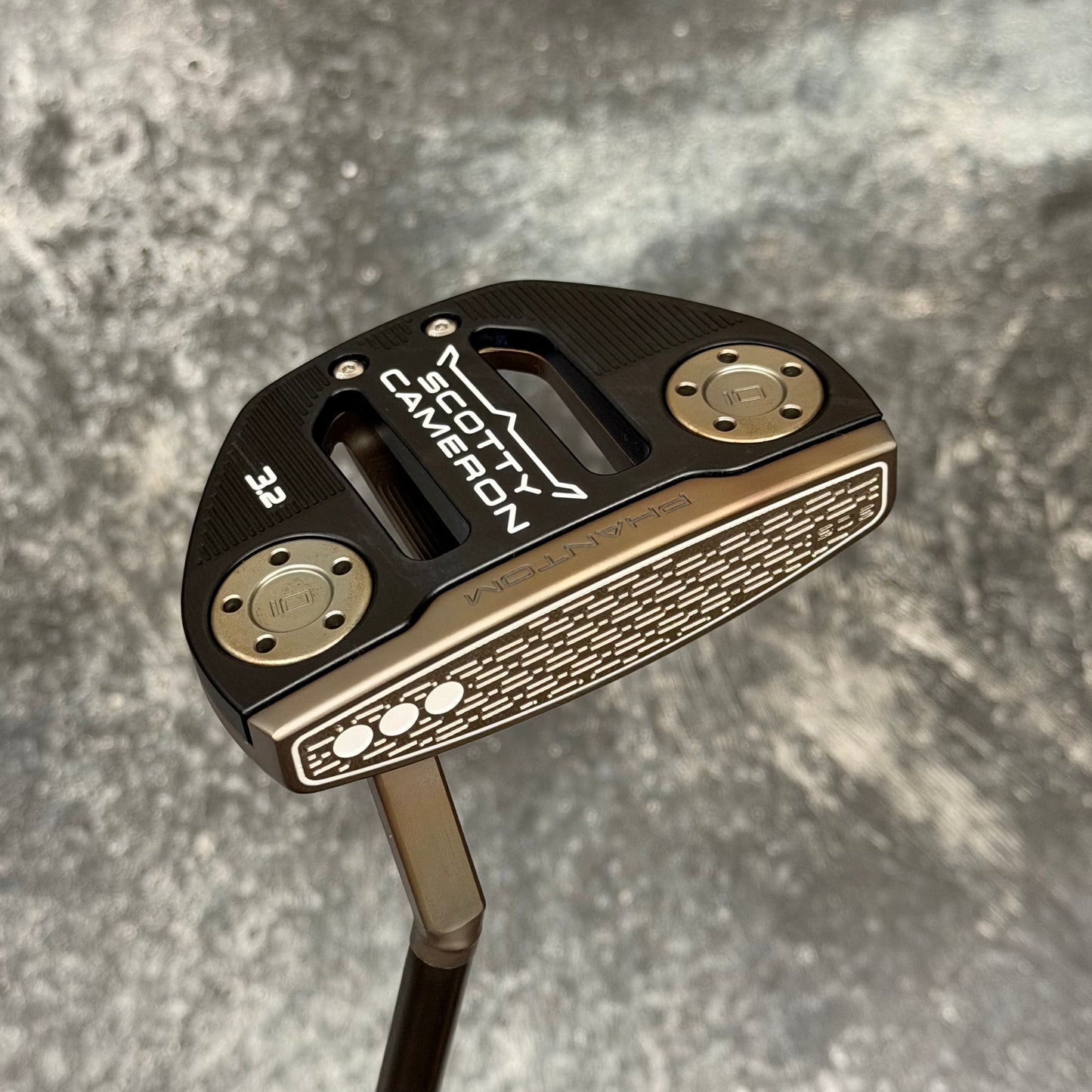 Scotty Cameron Phantom 3.2 Welded Short Slant Neck (Rustic Torched)