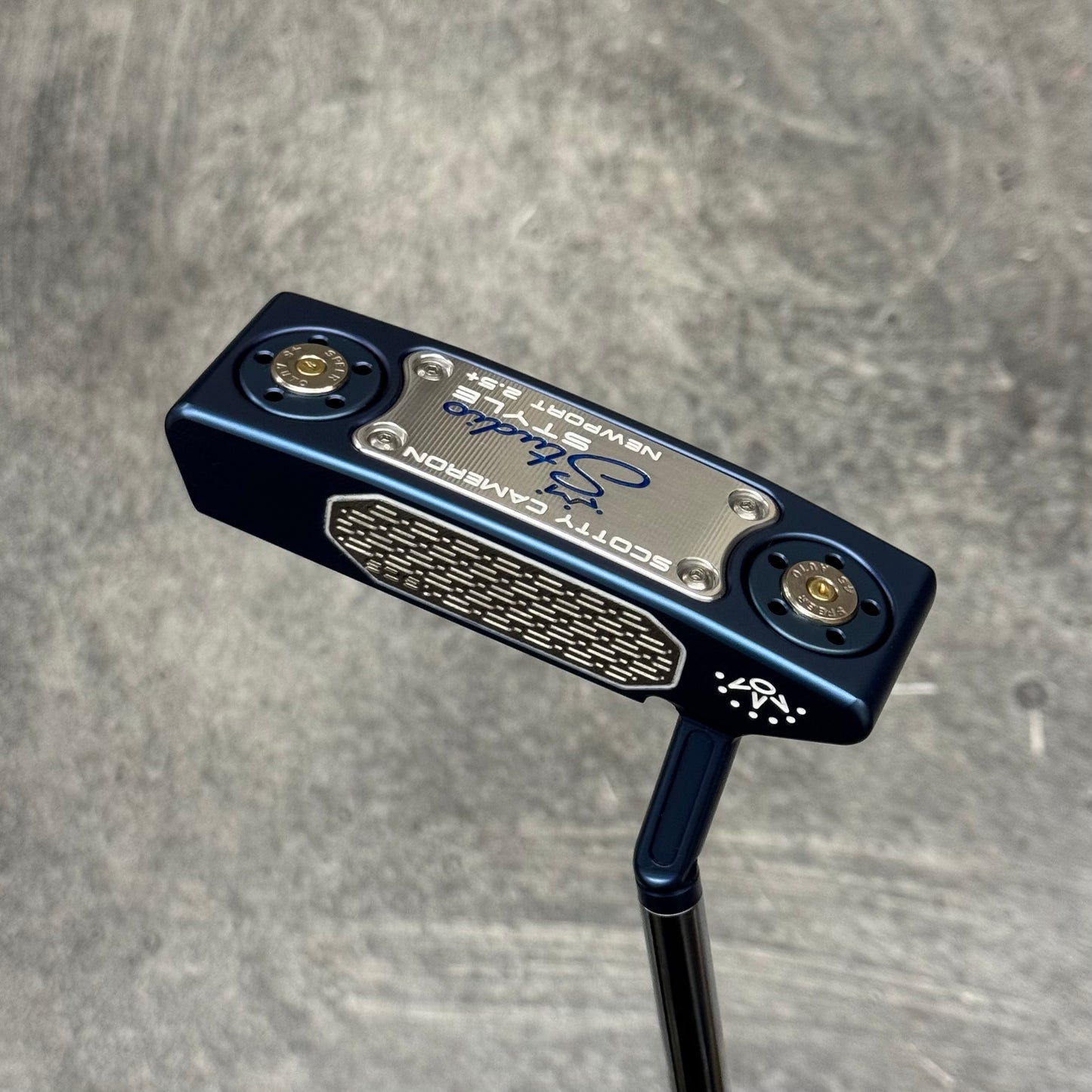 Left Handed - Studio Style Newport 2.5+ Blue PVD Bulletback