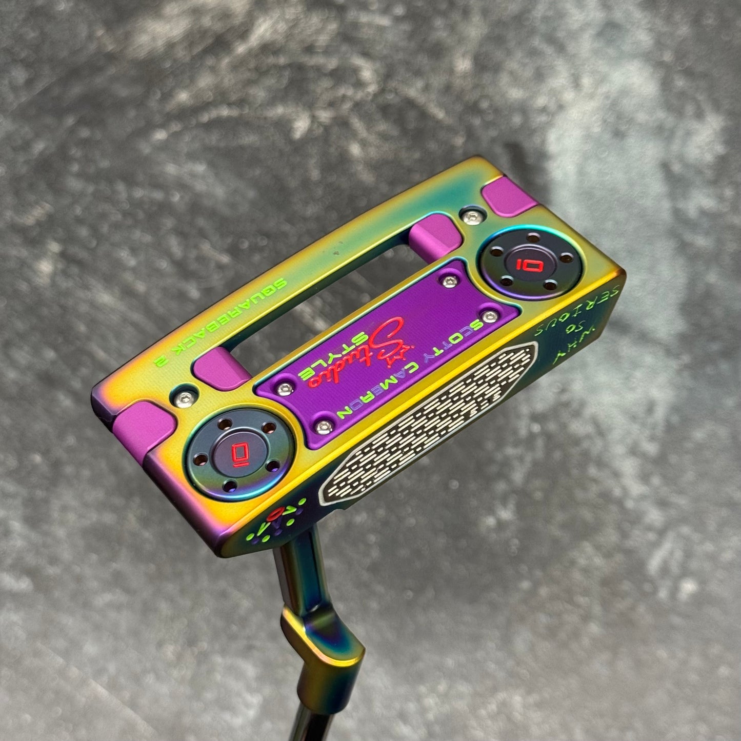 Scotty Cameron Studio Style Squareback 2 Joker - Why So Serious?