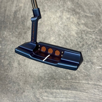 Scotty Cameron Studio Style Newport 2+ (Blue PVD & Copper Face Insert)