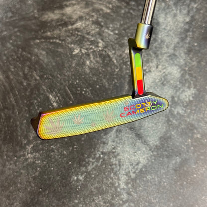Scotty Cameron Super Select Squareback 2 (Crazy Rainbow Marijuana Theme)