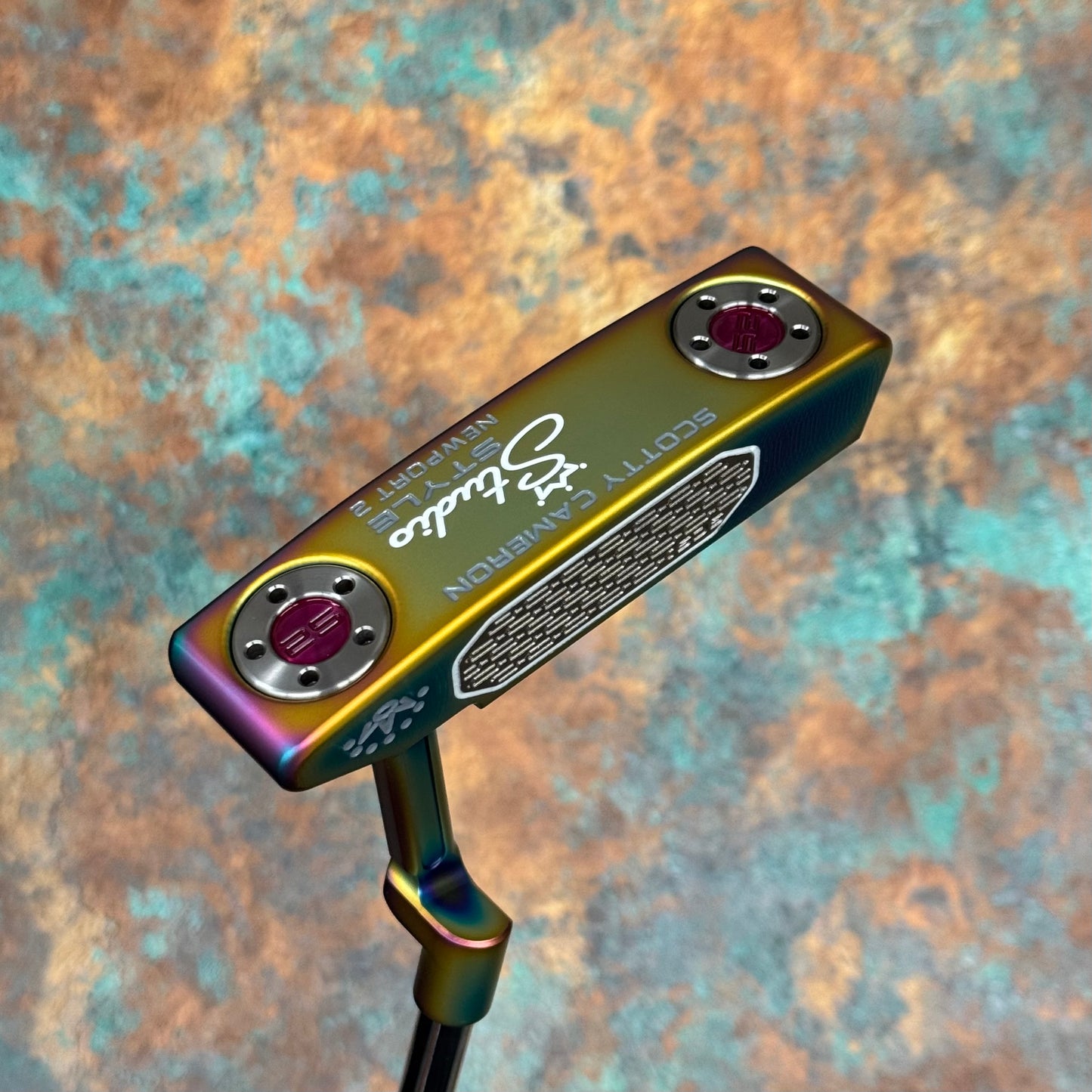 Scotty Cameron Studio Style Newport 2 (Crazy Rainbow PVD)