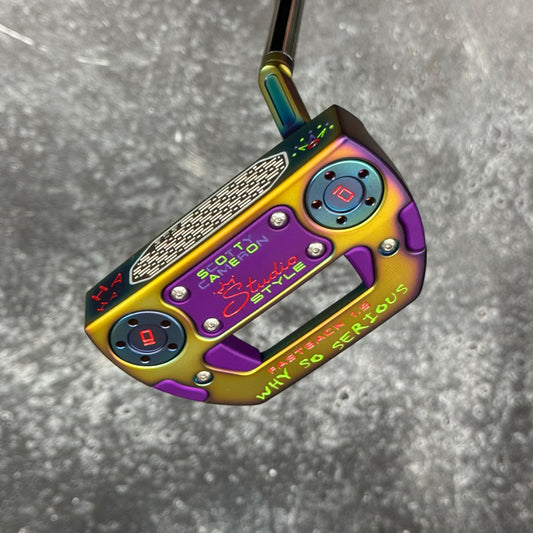 Scotty Cameron Studio Style Fastback 1.5 (“Why So Serious?” Theme)