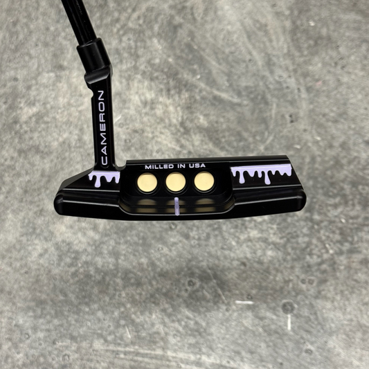 Scotty Cameron Super Select Newport 2 (Black PVD) Purple Drip Print