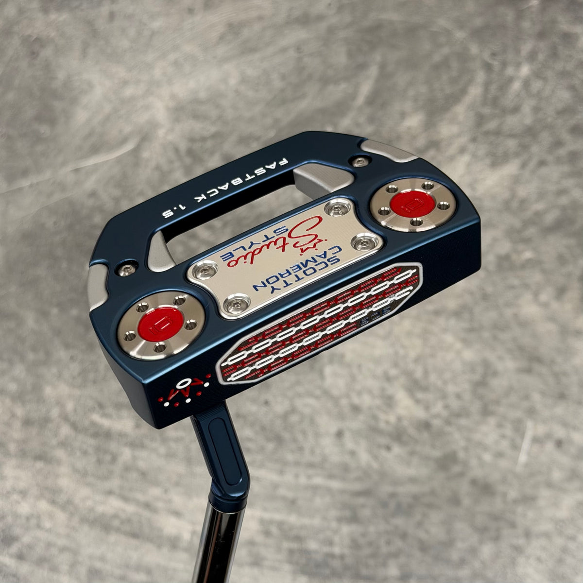 Scotty Cameron Studio Style Fastback 1.5 USA Theme (Blue PVD)