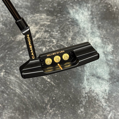 Scotty Cameron Studio Style Newport 2 Bulletback Brass Face Insert (Black PVD)