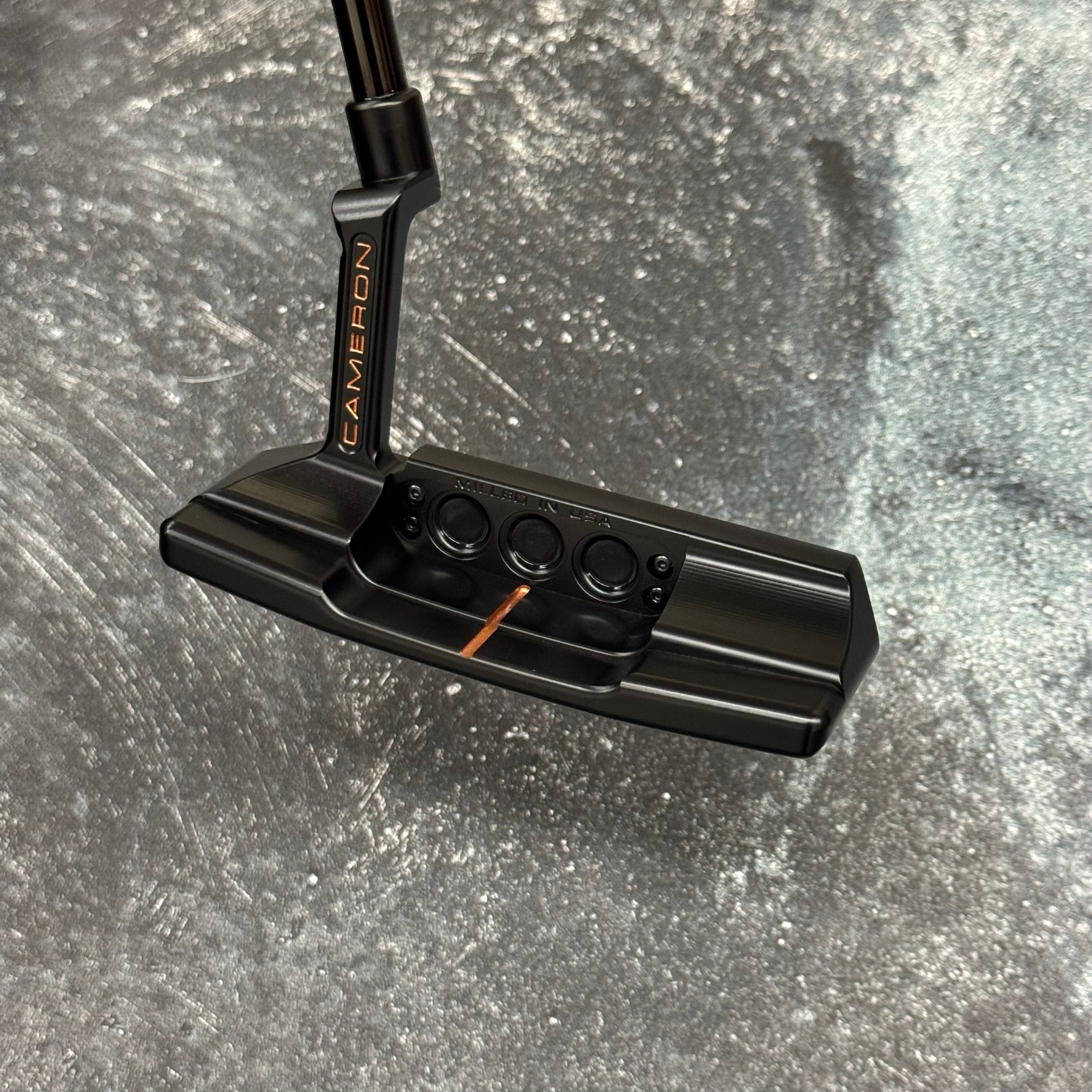 Scotty Cameron Studio Style Newport 2+ Copper Face Insert (Black