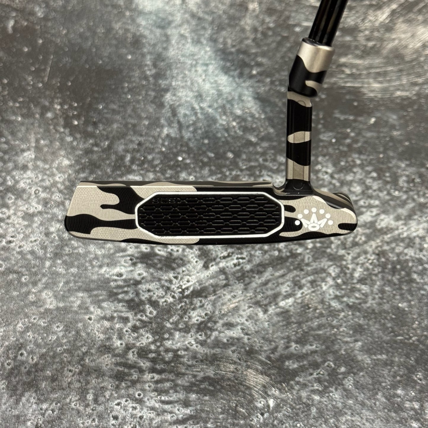 Scotty Cameron Studio Style Newport 2 (Black Camo and Bulletback Conversion)
