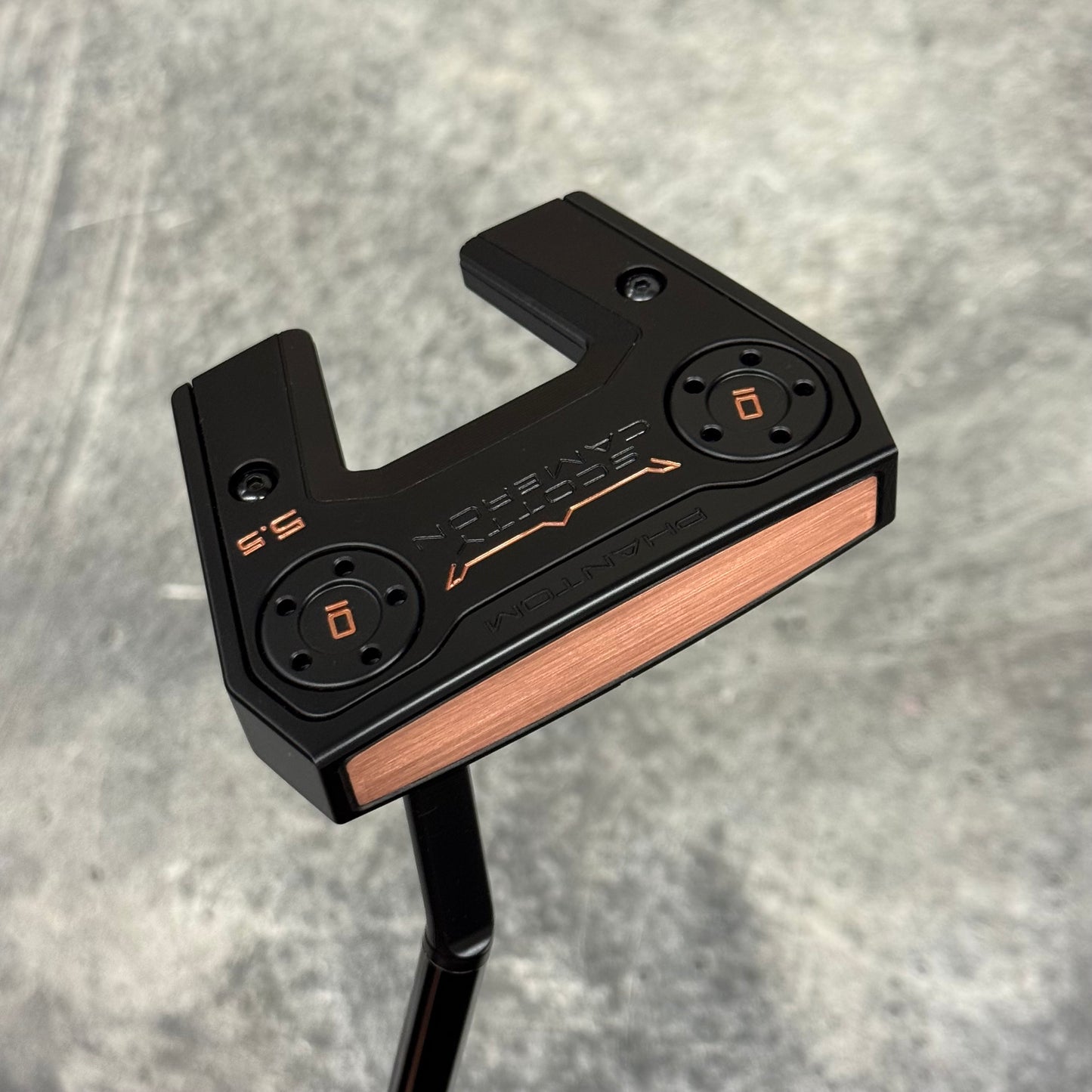 Scotty Cameron Phantom 5.5 Tellurium Copper Face Insert (Black PVD)