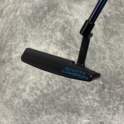 Scotty Cameron Super Select Newport 2+ (Black PVD) Blue Drip Print