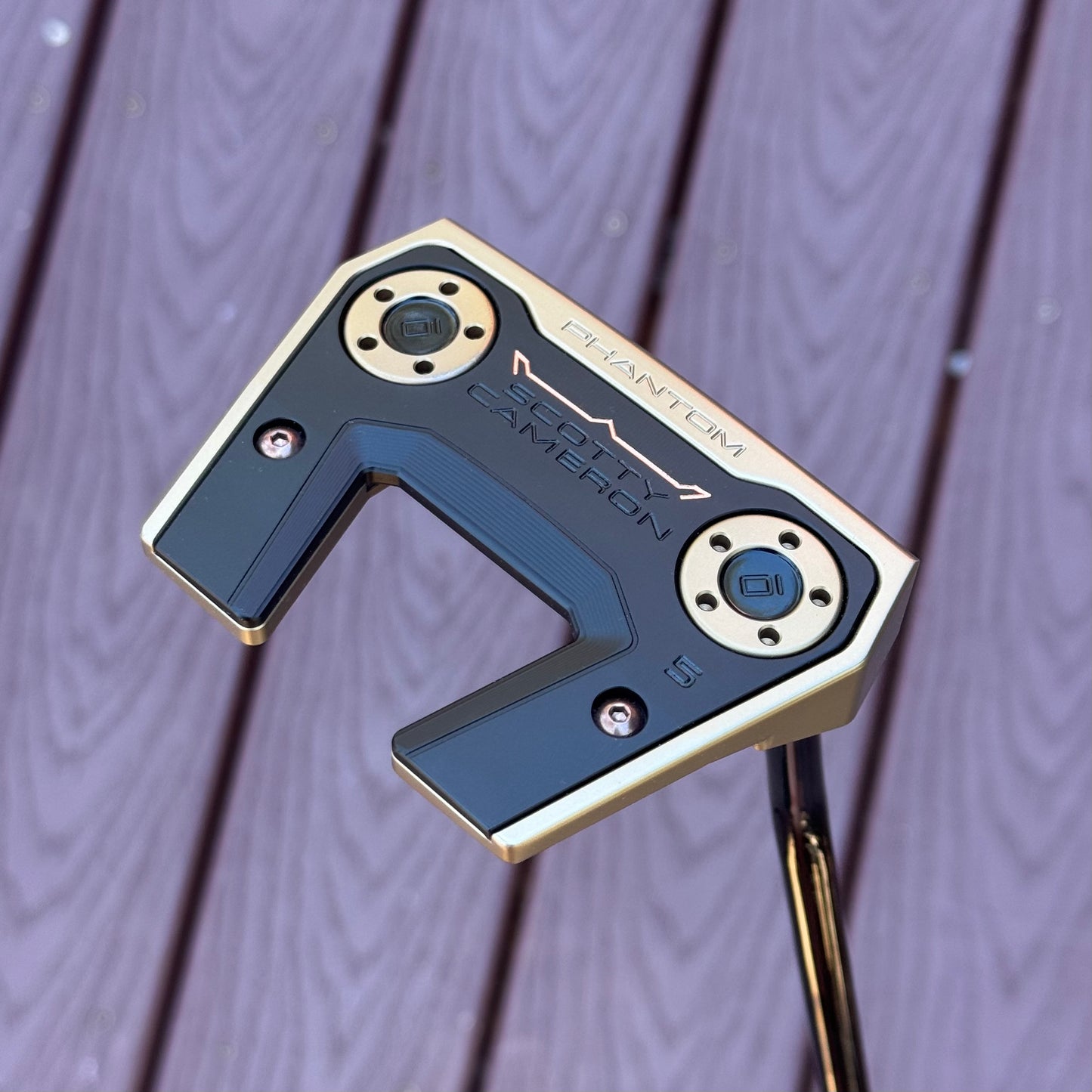 Scotty Cameron Phantom 5 Tellurium Copper Face Insert (Chromatic Bronze)