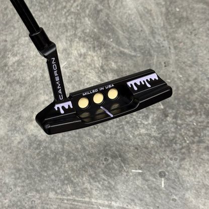 Scotty Cameron Super Select Newport 2 (Black PVD) Purple Drip Print