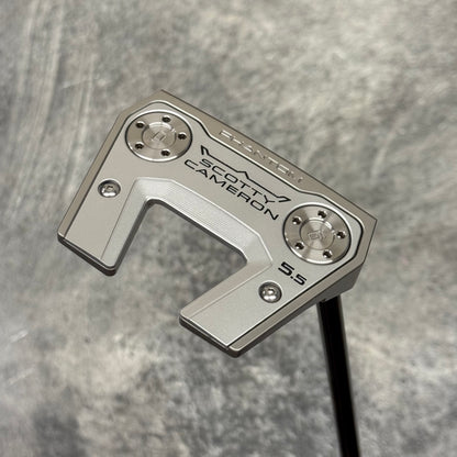 Scotty Cameron Phantom 5.5 Smooth Stainless Tour Dot Face Insert (Tour Satin)