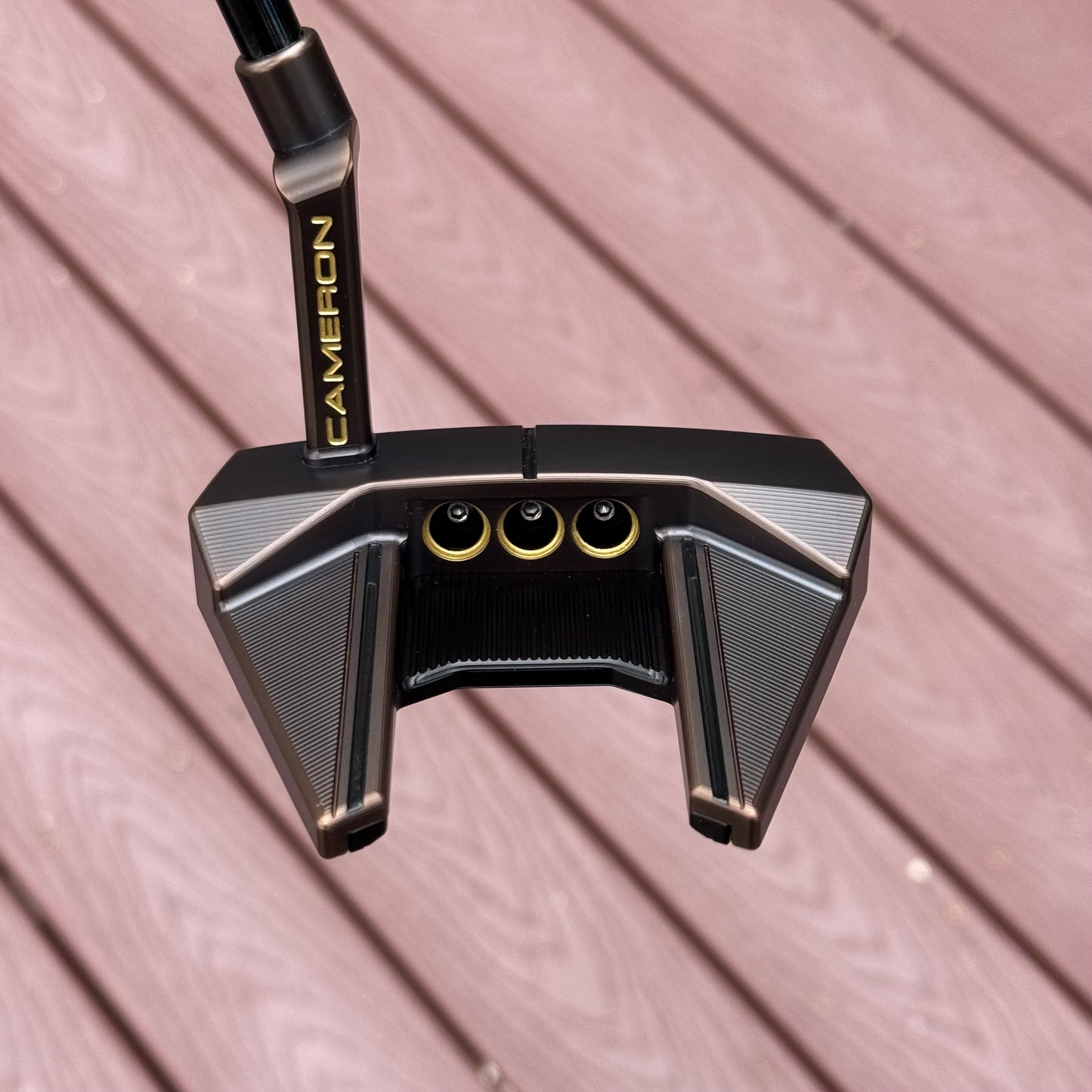 Scotty Cameron Phantom 7.2 Brass Face Insert (Antique Bronze PVD)