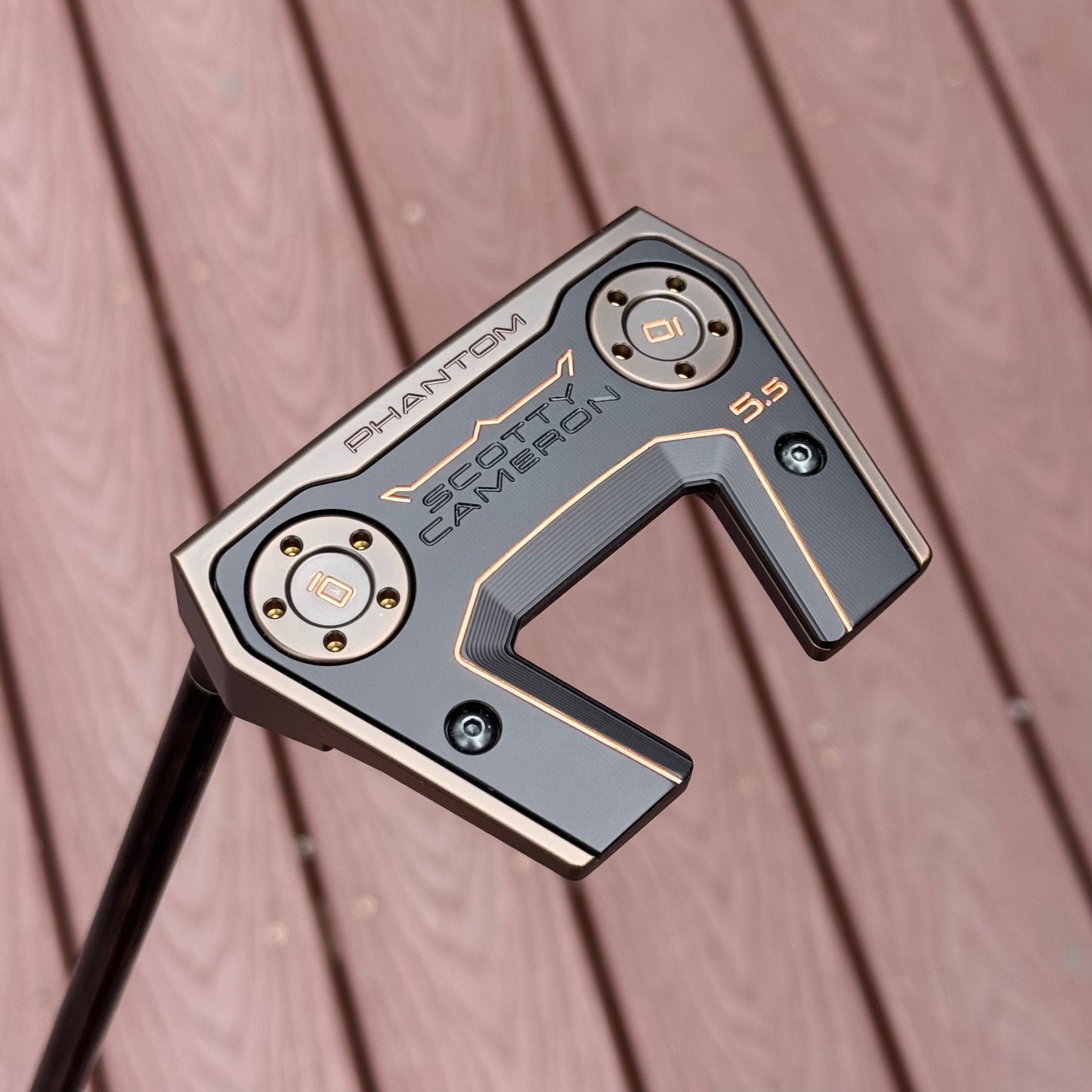 Left Handed Scotty Cameron Phantom 5.5 (Antique Bronze PVD)