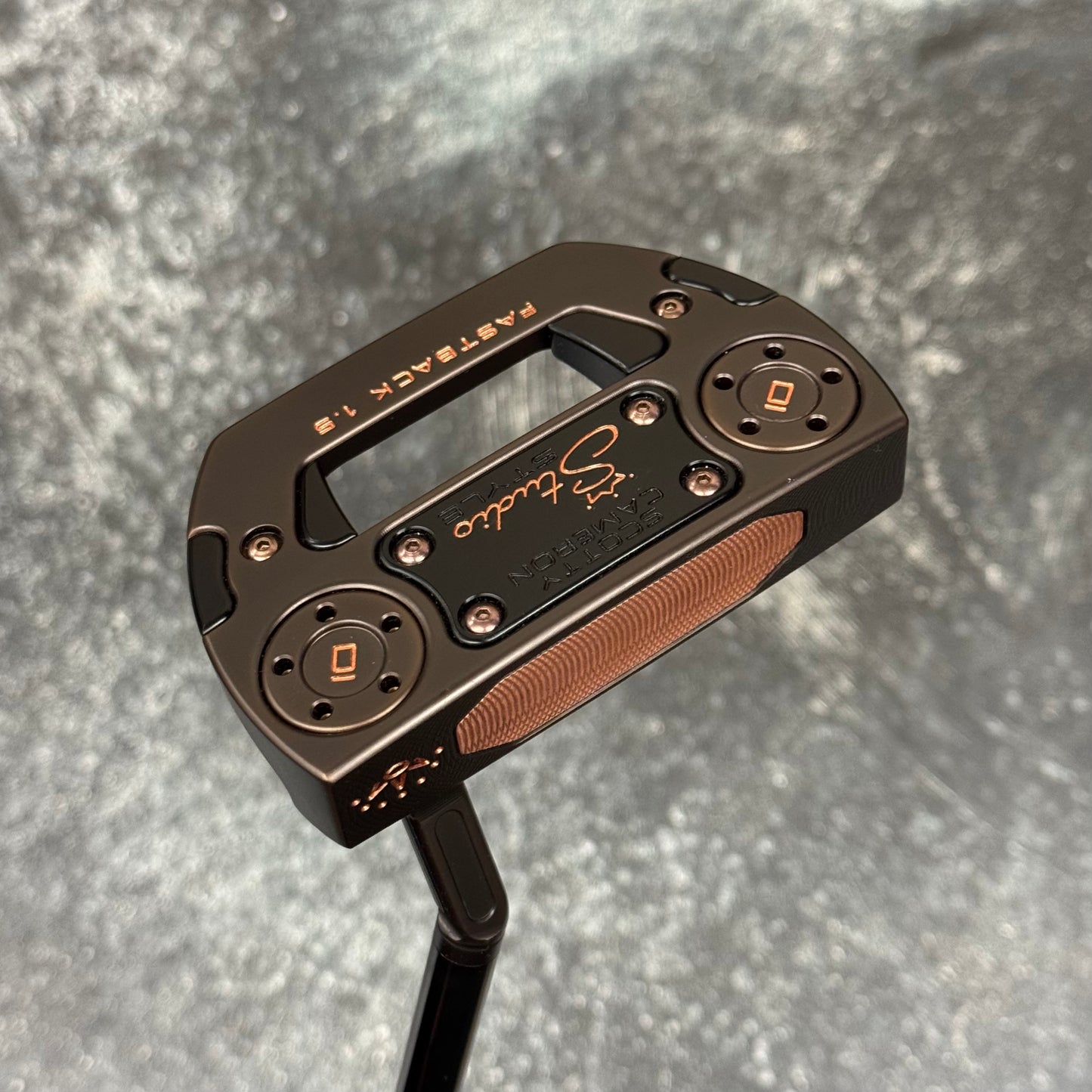 Scotty Cameron Studio Style Fastback 1.5 “We The People” Tellurium Copper Face Insert (Antique Bronze PVD)