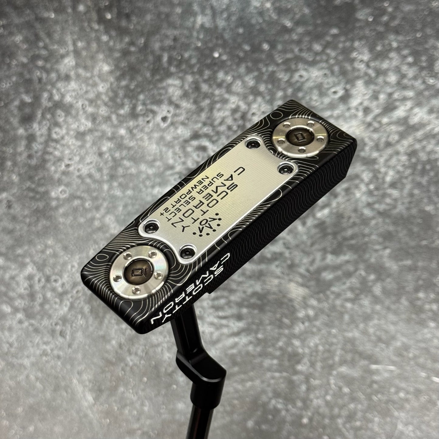 Scotty Cameron Super Select Newport 2+ (Black PVD) Contour Print