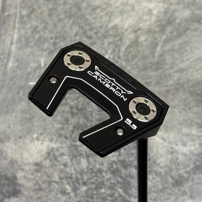 Scotty Cameron Phantom 5.5 Smooth Stainless Tour Dot Face Insert (Black PVD)